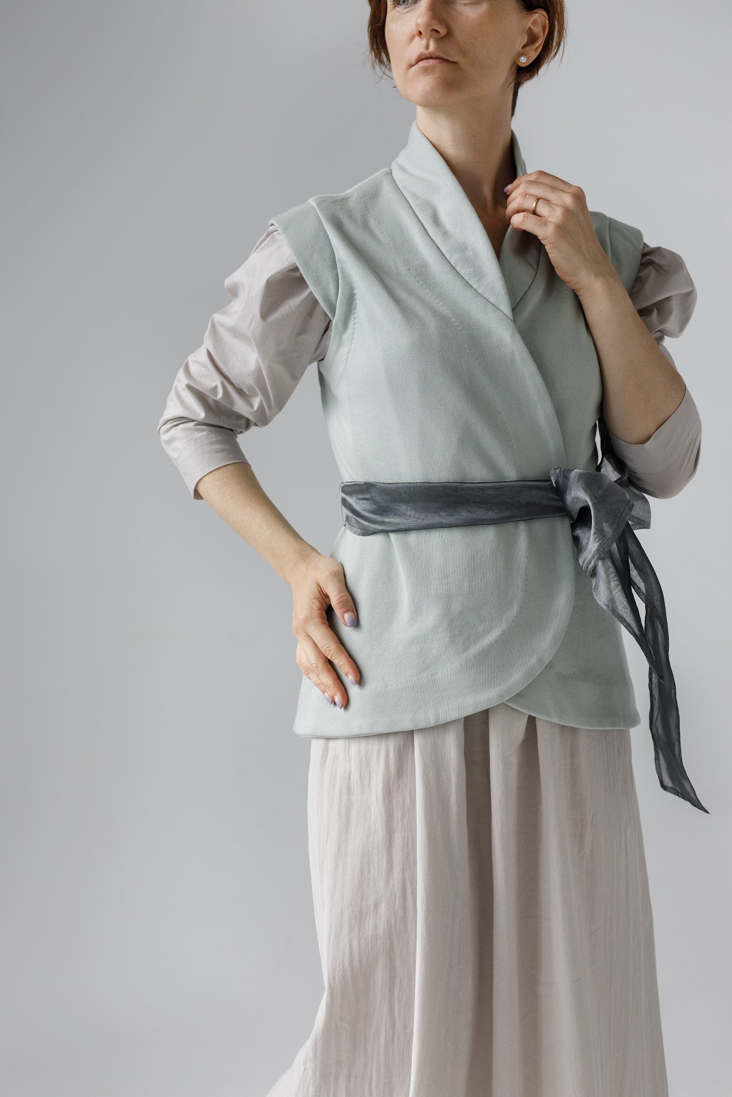 「Daria」魅力的な2WAY使用ニットベスト